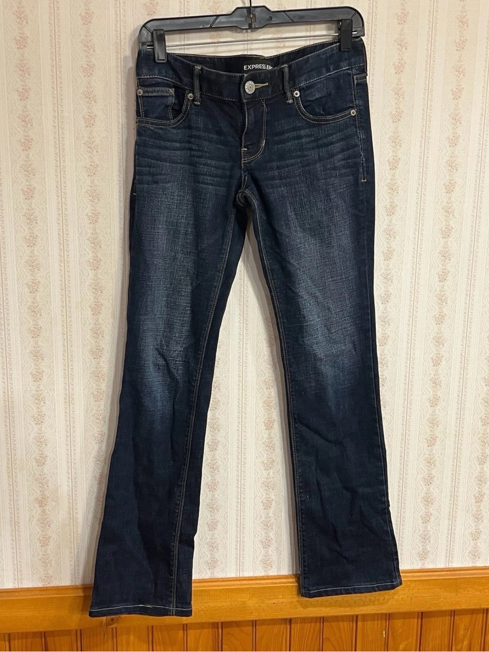 Express Dark Blue Women's Bootcut Jeans